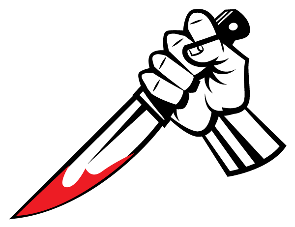 451-hand-holding-bloody-knife-vector-art